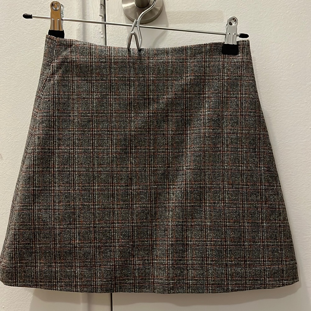 Wilfred Mini Check Skirt